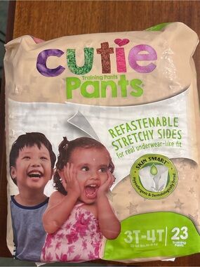 NEW Sealed Cuties Pack Of 23 Pull-Ups Size 3T-4T Training Pants Stretchy Sides